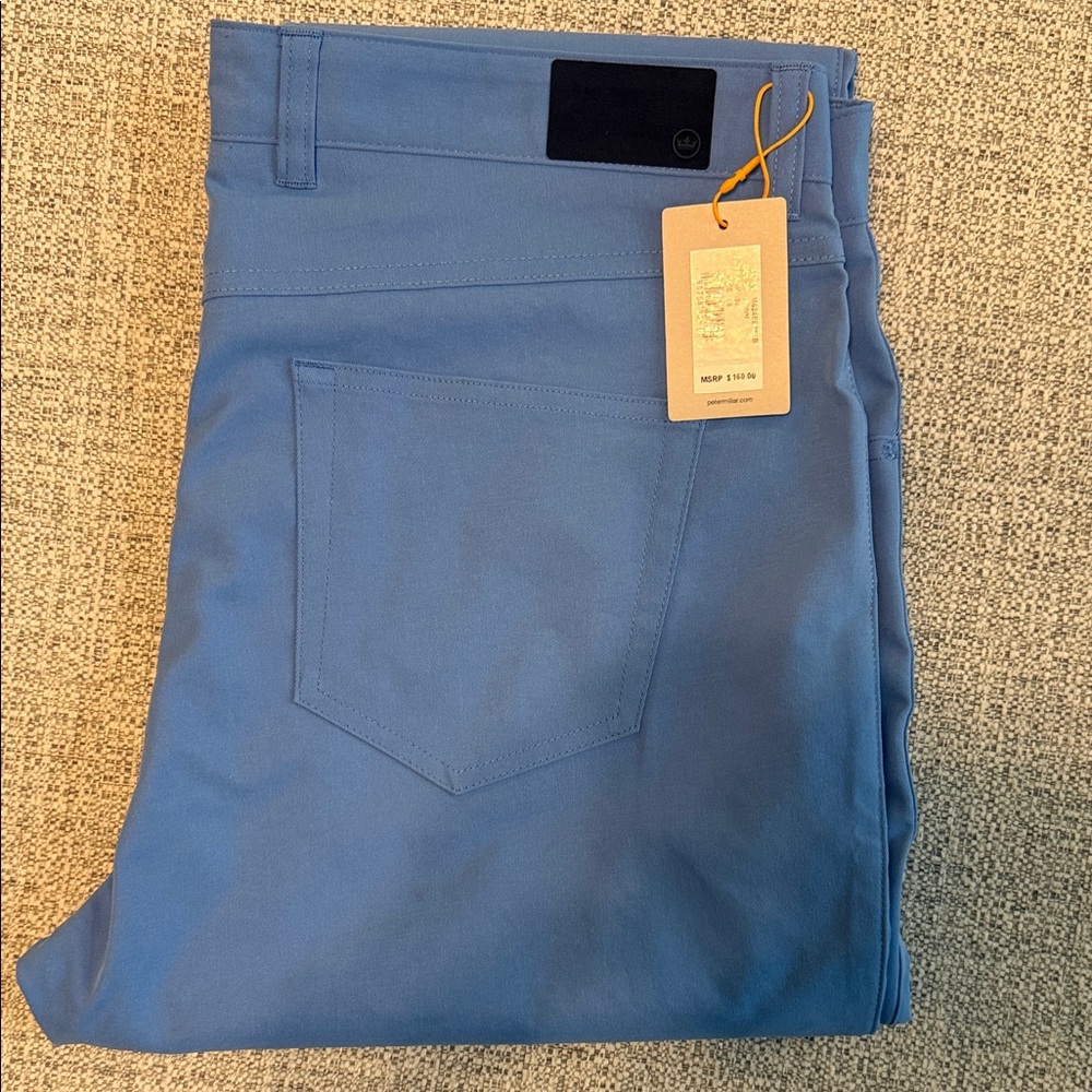Peter Millar Men's Blue Chinos